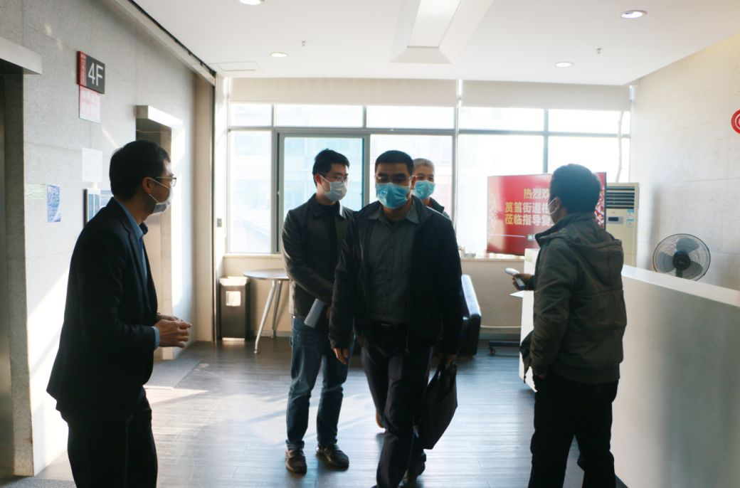 万众一心，，携手抗疫 | 筼筜街道主任苏克一行莅临pg电子游戏试玩指导复工情形